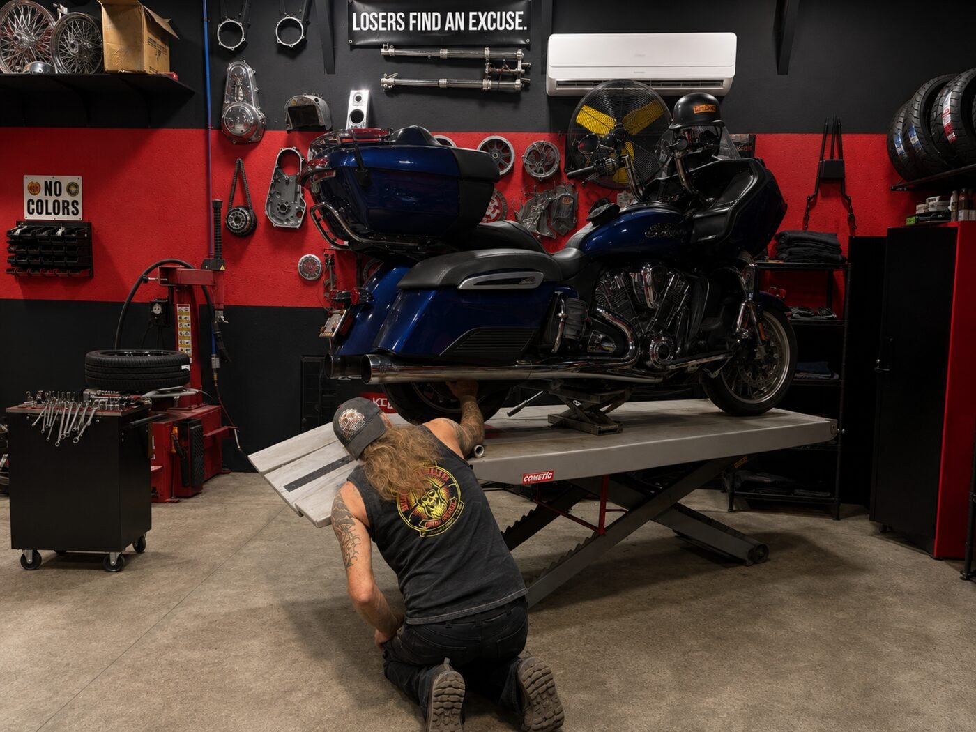 Digger Indian custom motorcycle
